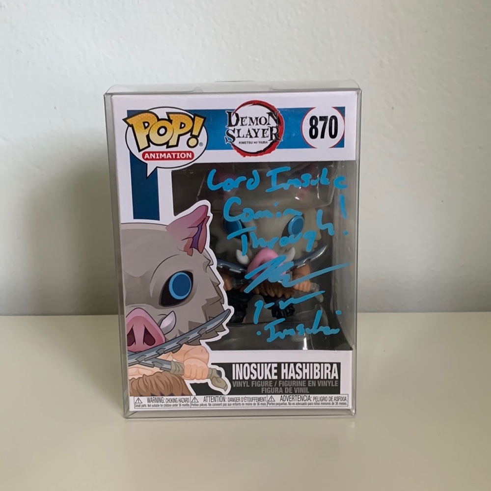 Signed Inosuke Funko Pop